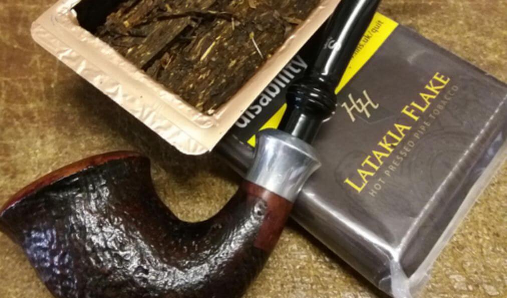 Simply Latakia tobacco in a traditional smoking pipe